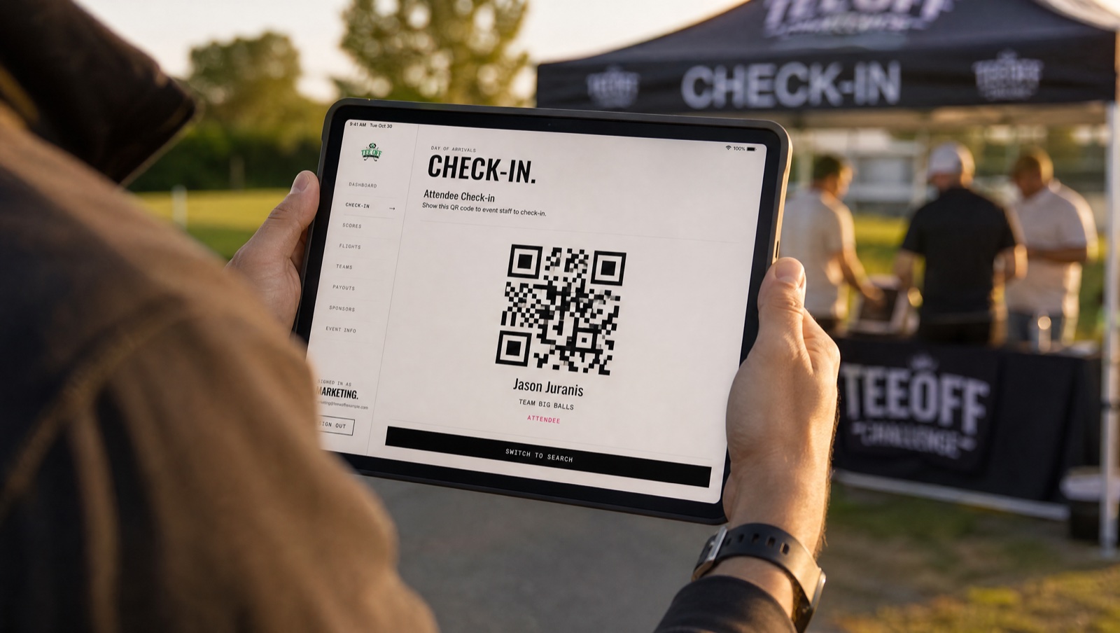 QR check-in